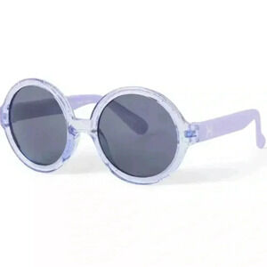 Janie and Jack girls purple sparkle round sunglasses 0-2 yrs